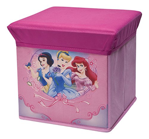 Delta Children Pouf de Rangement Pliable Princess