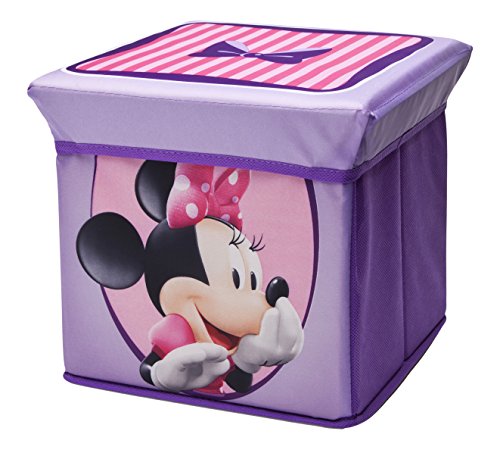 Delta Children Pouf de Rangement Pliable Minnie
