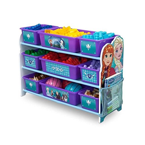 Meuble de rangement 9 boites la reine des neiges