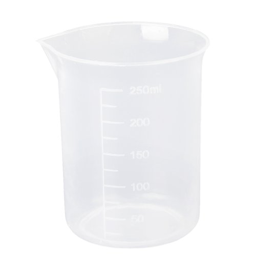 250ml Bécher Gradué en Plastique Transparent 0082045069518 Générique