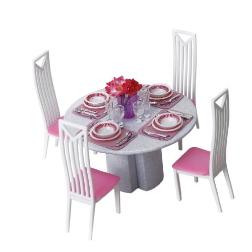 Ensemble de Salle à Manger Table 4 Chaises Vais...