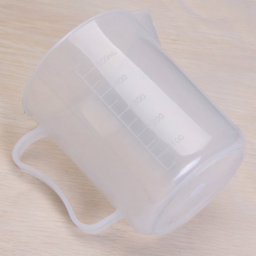500ml Bécher Gradué en Plastique Transparent av...