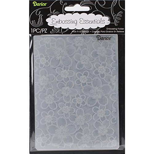 1218-67 gabarit de gaufrage motif fleur de ceri...