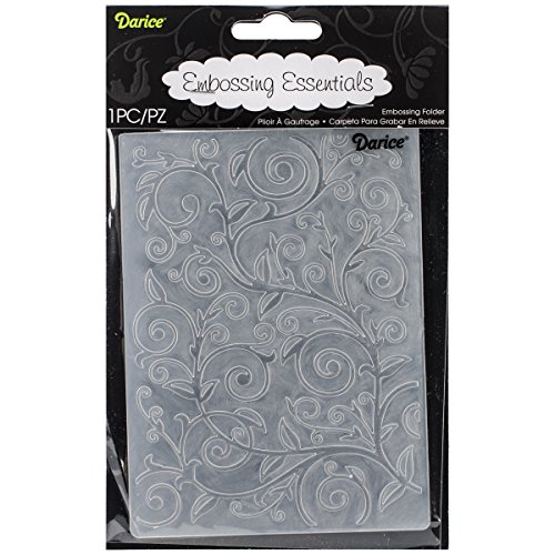 1219-136 gabarit de gaufrage motif lianes plast...