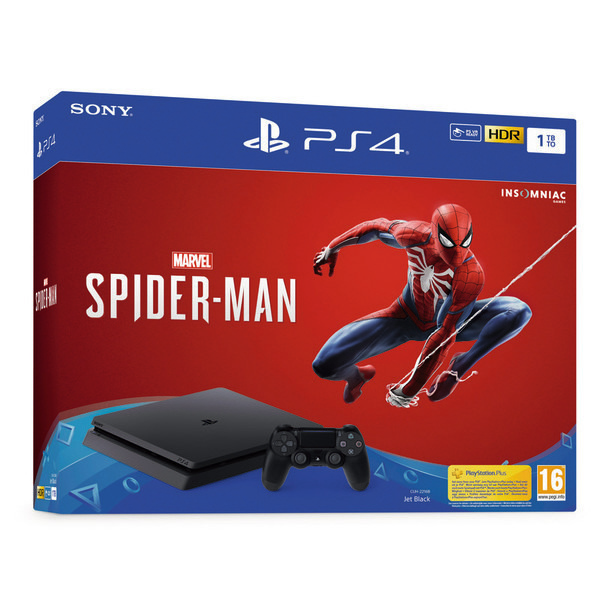  Pack console PS4 1 To + jeu "Spider-Man" code EAN 0083001633618 