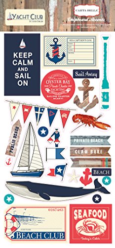 Echo Park papier Yacht Club aggloméré Accents 1...