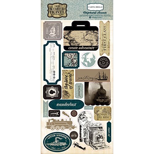 Echo Park paperold monde Voyage aggloméré Accen...