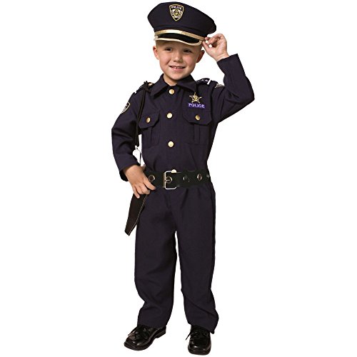Dress up America Dress Up America - 201-M - Panoplie - déguisement de policier Deluxe - Taille M - Navy code EAN 0086138900023 