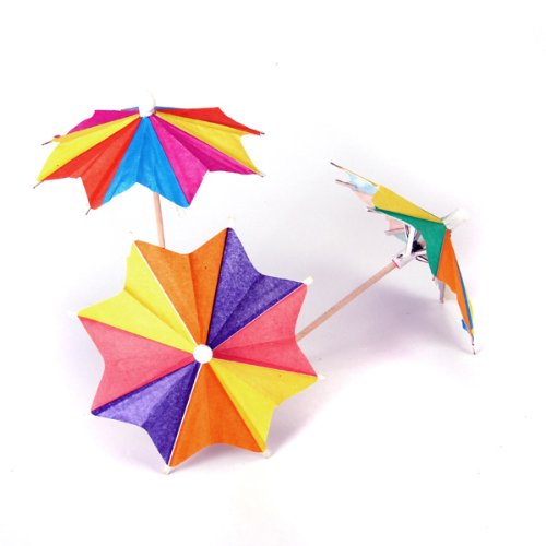 Lot de 145 Parapluie en Papier Decoration Pour ...