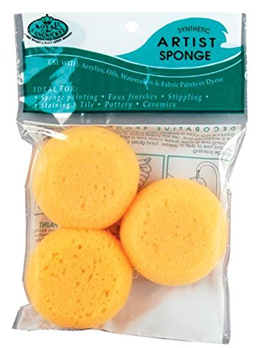 Synthetic Artist Sponges 3/Pkg-