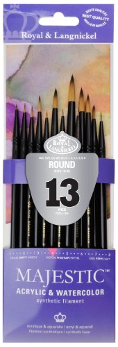 Majestic set de pinceaux premium détail 13 pièces