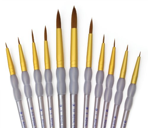 Crafter's choice set de pinceaux plats 11 pièces