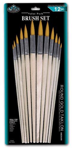 Rset-9604 set de pinceaux ronds à long manche t...