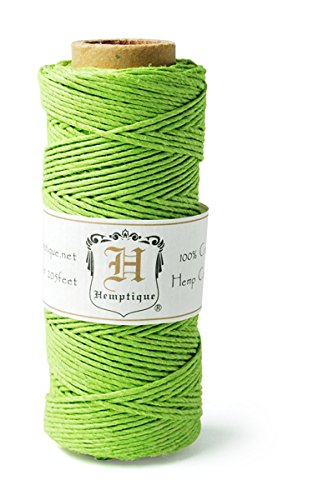Hemptique Bobine de fil de chanvre 9 kg vert citron 50g 0091037093646 (0091037093646)