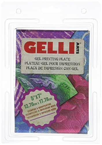 Gelli Arts Plaque d'impression Assiettes, Multicolore, 5 x 7-inch 0091037821959 GELLI ARTS Gelli Arts Plaque d'impression Assiettes, Multicolore, 5 x 7-inch 0091037821959 GELLI ARTS
