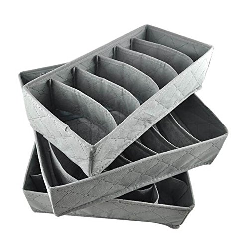 3pcs boîte de rangement pour les sous-vêtements...