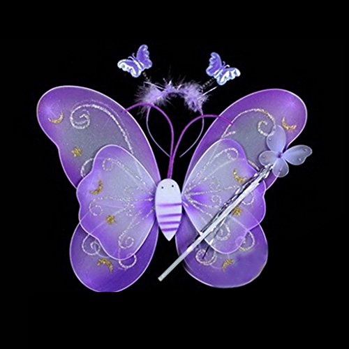 Jeu de la Fée de 3Pcs Clip Papillon Epingle de ...