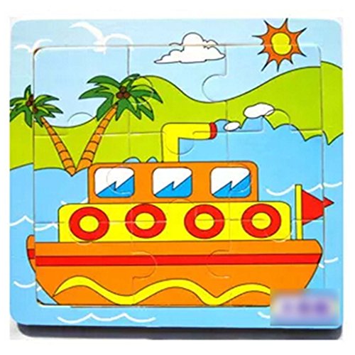 Jeu de Construction de Véhicule en Bois de Sécu...