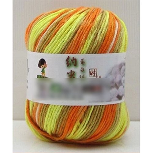 Couleur mélangé fil à tricoter laine cosy fil d...