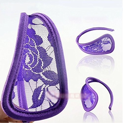 Nouveau style floral c-string x-string string f...