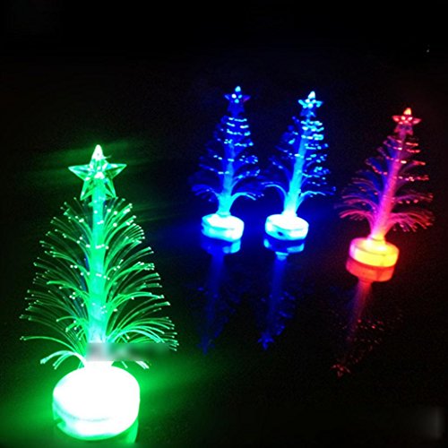 Changement de couleur led arbre de noël optique...