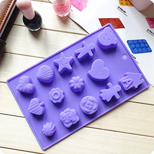 HuaYang Histoire d'amour moule de gâteau moule à glace pour les chocolats(1pcs: random color) code EAN 0091962740202 