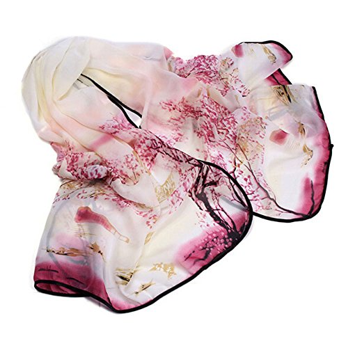 Fashion dessin d'encre design longue écharpe en...