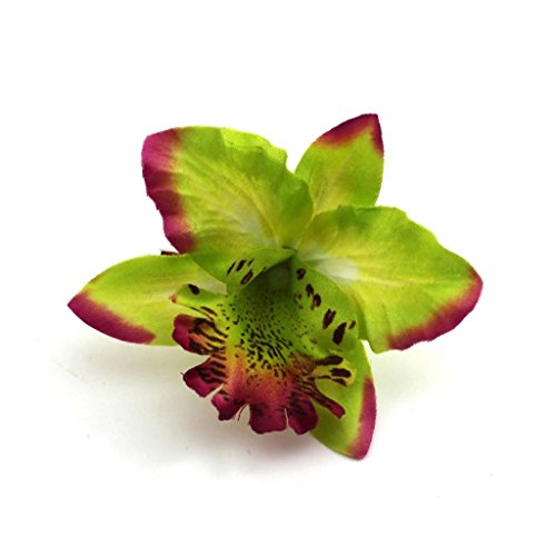 Fashion Wedding Bridal Flower Fabric Dendrobium...