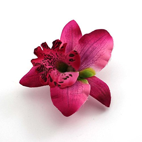 Fashion Wedding Bridal Flower Fabric Dendrobium...