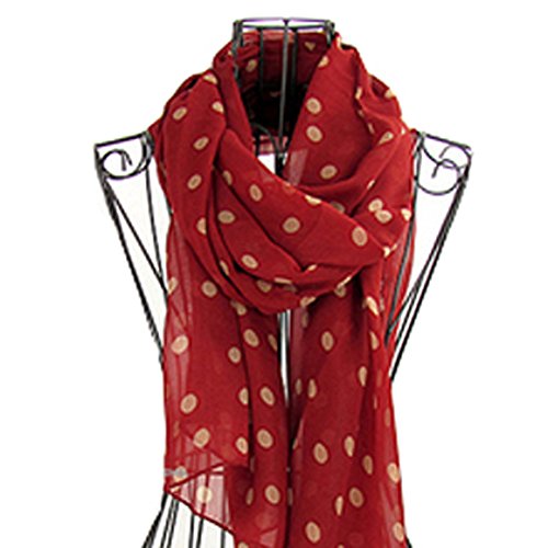 Sexy femmes rétro polka dot style écharpe foula...