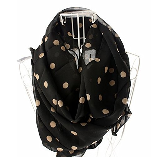 Sexy femmes rétro polka dot style écharpe foula...