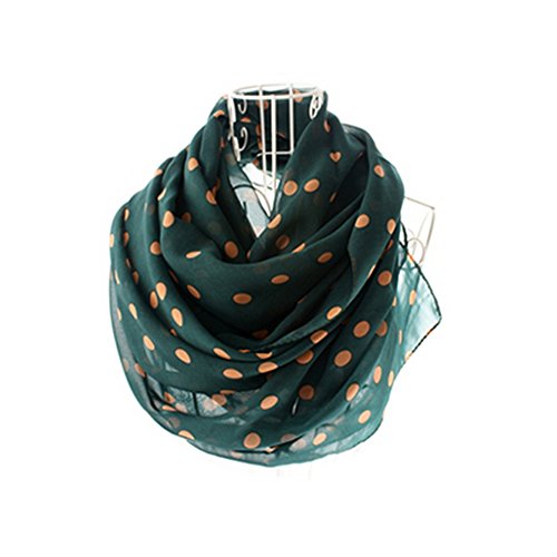 Sexy femmes rétro polka dot style écharpe foula...
