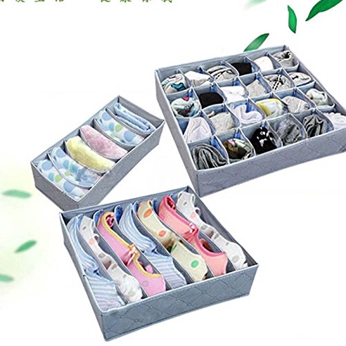 3x boîte de rangement pour organiseur les sous-...