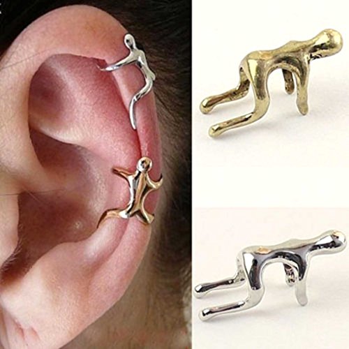 Fashion punk ornement d'oreille non perçage exi...