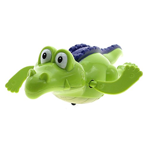 1pc mécanisme crocodile jouet de bain pour bébé...