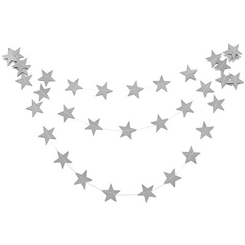 4m en forme d'étoile papier guirlande bruant su...