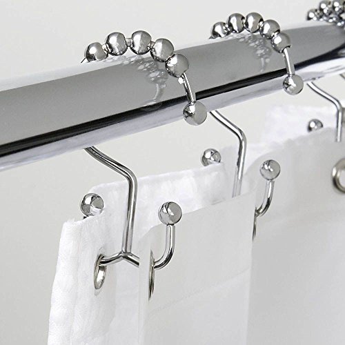 5 balles rondes rouleau W crochet anneau rideau...