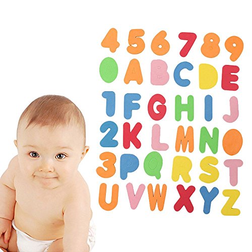 36pcs bébé apprendre lettres & nombres sécurité...