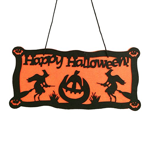 Porte Halloween Sorcière Décor fenêtre Suspendr...