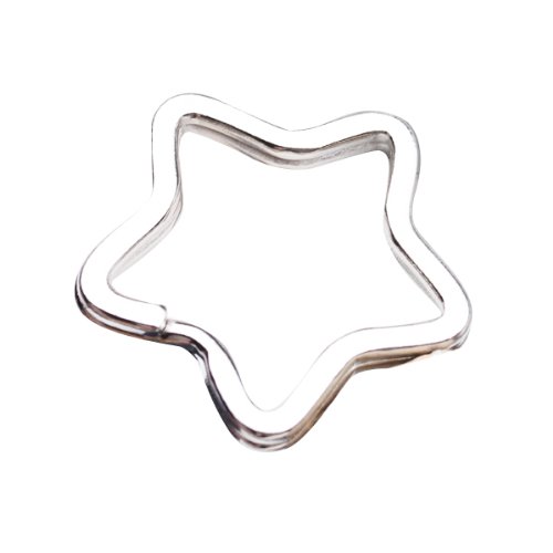 Lot de 20 anneaux Star en forme de porte-clés