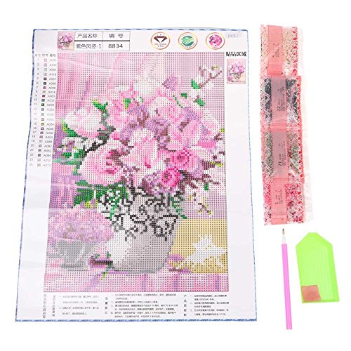 5d diy diamant peinture fleurs 3d point de croi...