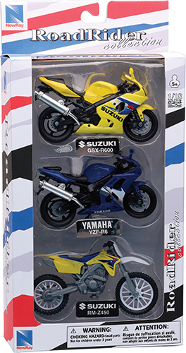 ROAD RIDER COLLECTION COFFRET 3 MOTOS code EAN 0093577670158 