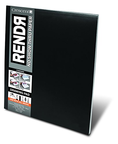 Crescent Cardboard Co Crescent en carton co rendr No Show Papier à dessin Pad 9 x 30,5 cm, 24 feuilles code EAN 0093924182983 