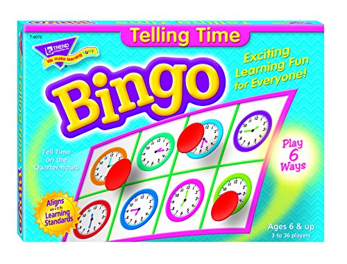 Fun to Know 36 pièces 333 g que le temps d'apprentissage jeux de bingo, blanc code EAN 0094009446648 