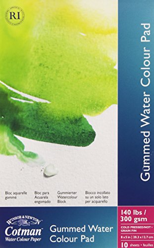 Cotman papier gommé pour aquarelle - blanc