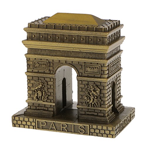 8cm Figurine Arc de Triomphe Statue Bronze Modè...