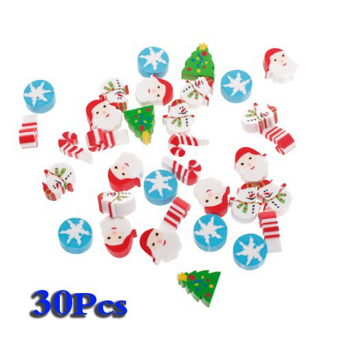 Mini Xmas Gomme à Effacer en Caoutchoucde Faveu...