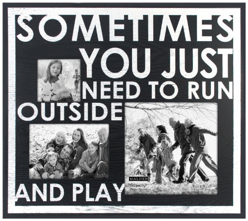 Graphisme moderne cadre photo en bois 3-opening...