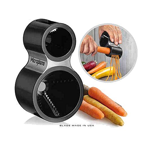 MICROPLANE - Taille-légumes en spirale 2 entrées .