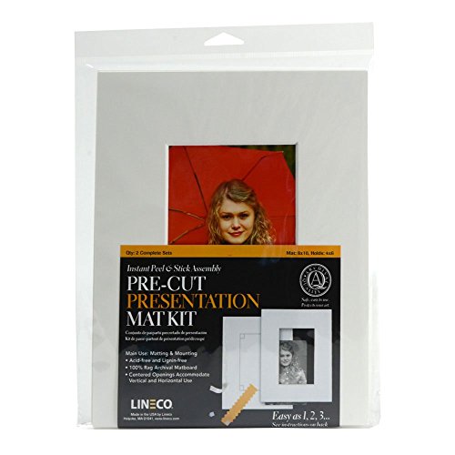 LINECO Lineco Pre-Cut Mat Kit 8X10/4X6 White code EAN 0099295004831 